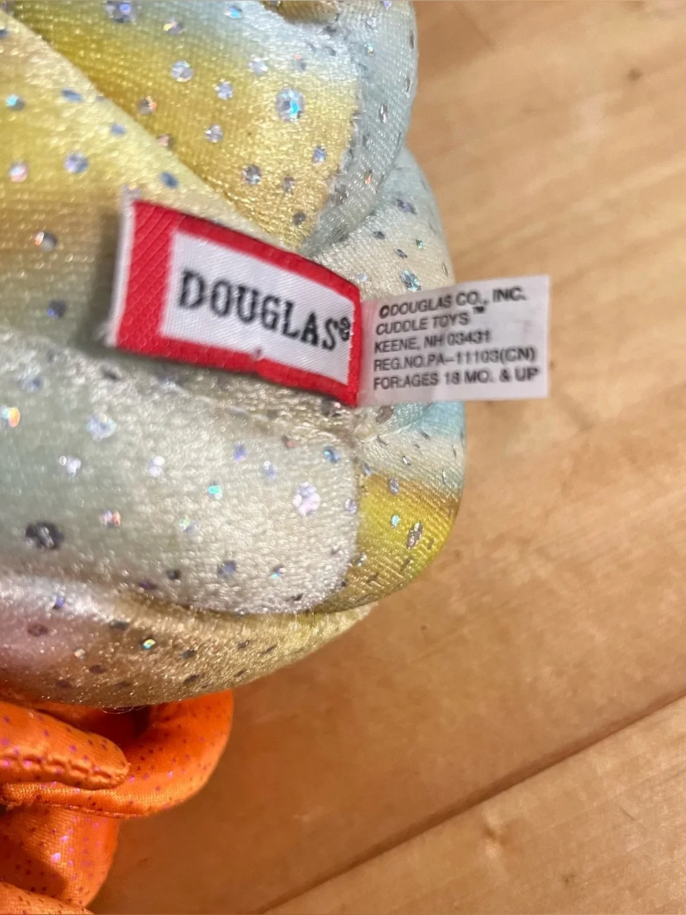 VTG Douglas Hermit Crab in Shell Plush 2012 #3729B RETIRED Ocean Sea Life Beach